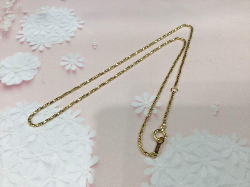 18金 ネックレス 買取しました。