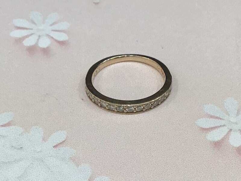 18金 ダイヤモンド リング 買取しました。
