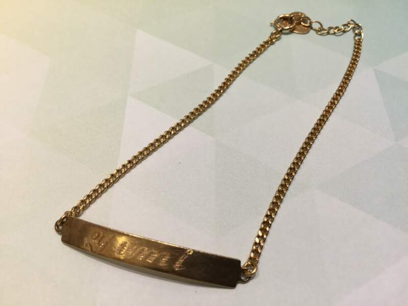 18金 イエローゴールド ブレスレット をお買取しました。