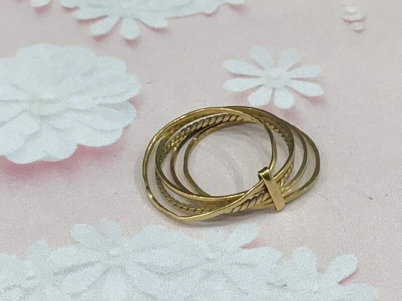 18金 リング お買取しました。