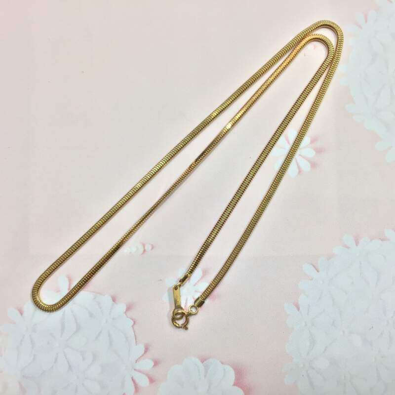 18金 イエローゴールド ネックレス をお買取しました。