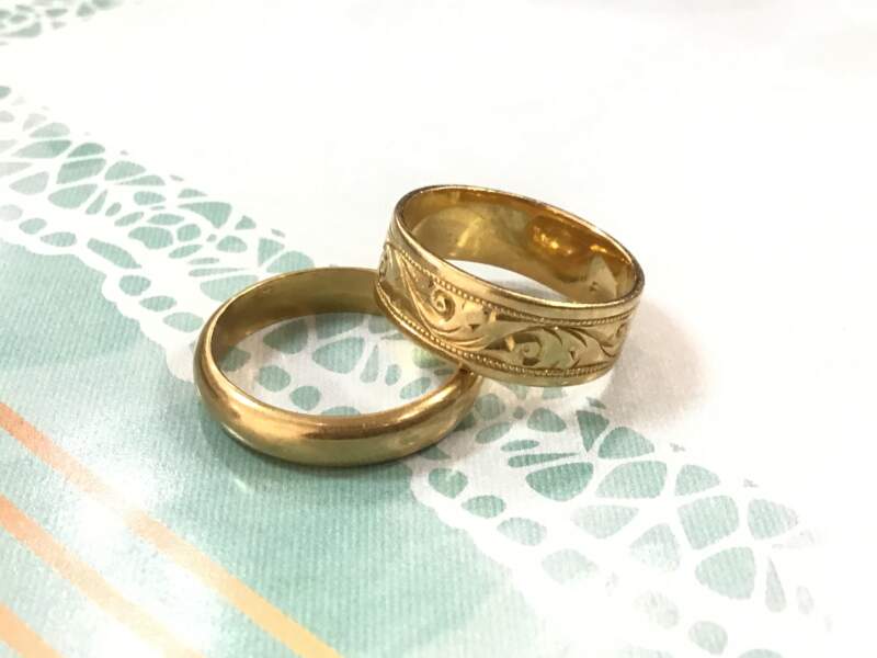 18金 リングをお買取しました。