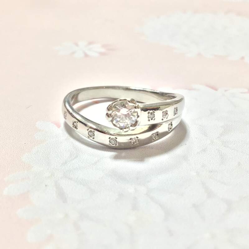 ダイヤモンド プラチナ900 リング をお買取しました。