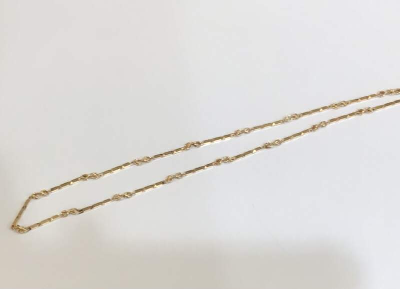 K18金ネックレスをお買取しました