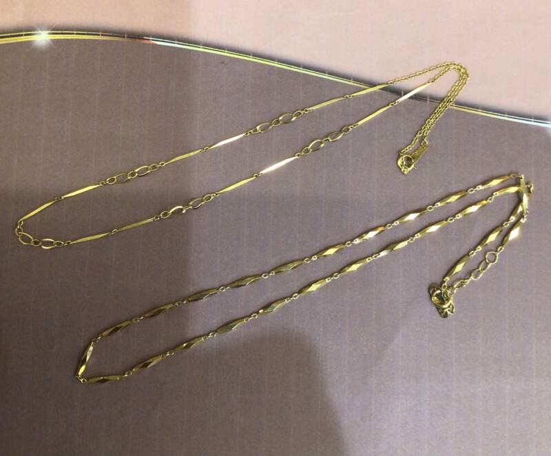 K18金ネックレスをお買取しました