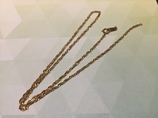 18金 イエローゴールド ネックレス をお買取しました。