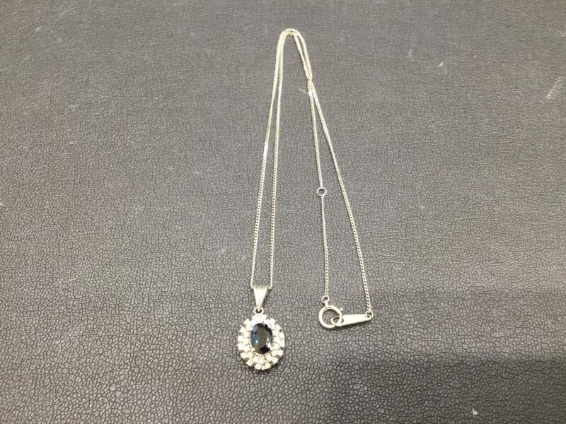 プラチナ850 サファイア ネックレス をお買取り致しました