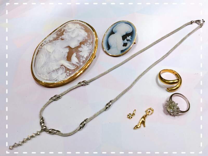 18金 プラチナ ネックレス リング お買取しました。