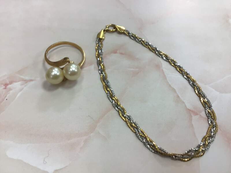18金 プラチナ ネックレス リングお買取しました