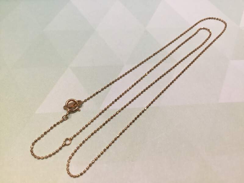 18金 イエローゴールド ネックレス をお買取しました。