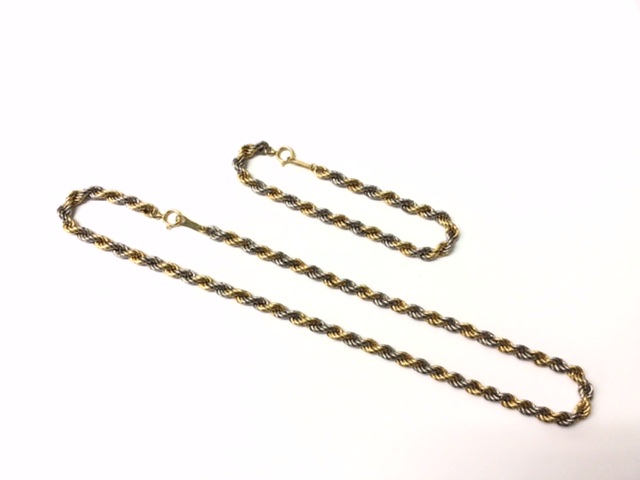 K18/PT850 ネックレス ブレスレット