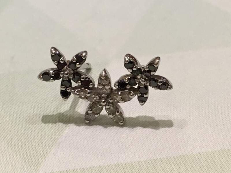 14金 ホワイトゴールド ピアス をお買取しました。