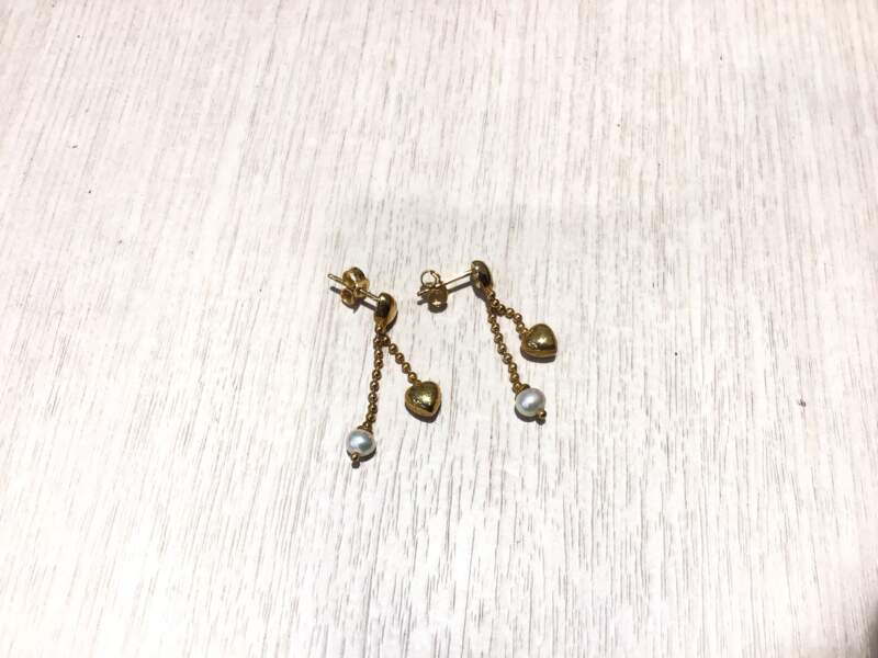 パール 18金 ピアス をお買取致しました。