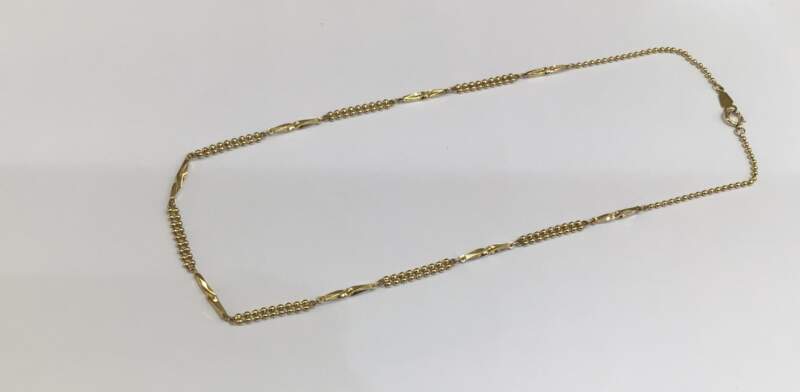 K18ネックレスをお買取い。