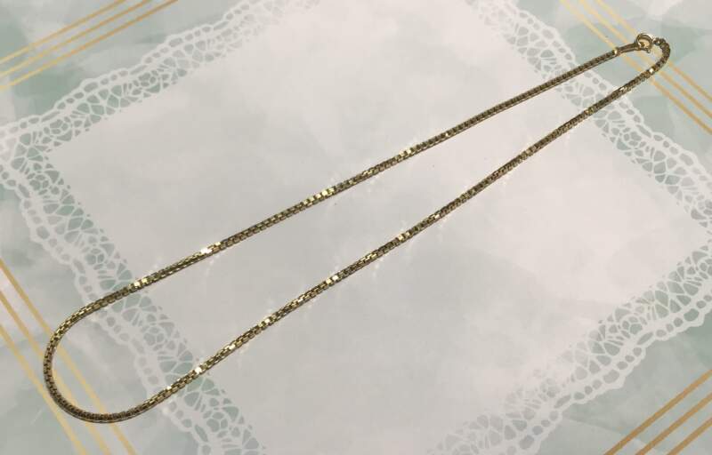 18金 イエローゴールド ネックレス をお買取しました。