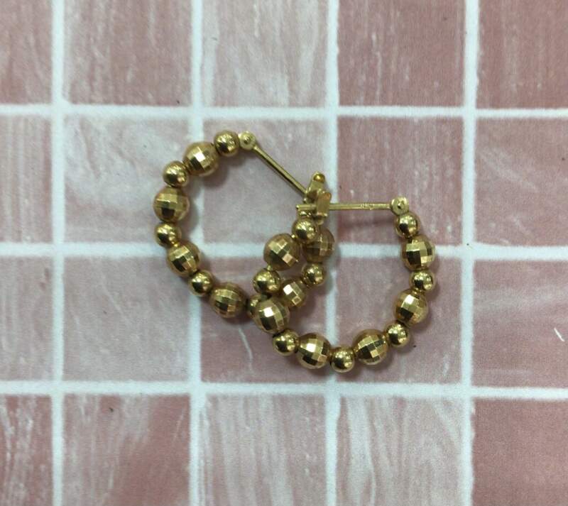 K18 イエローゴールド ピアス お買取りしました
