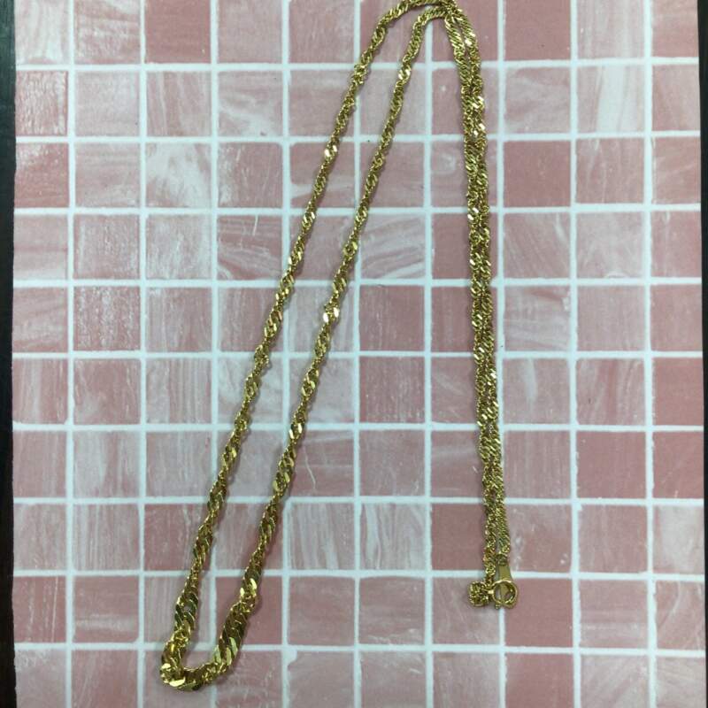 K18 イエローゴールド デザインネックレス お買取りしました