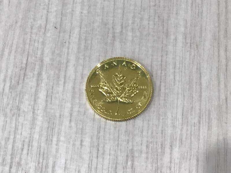 24金 メイプルリーフ1/4oz コイン をお買取しました。