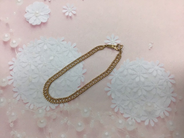 18金 ブレスレットをお買取しました。