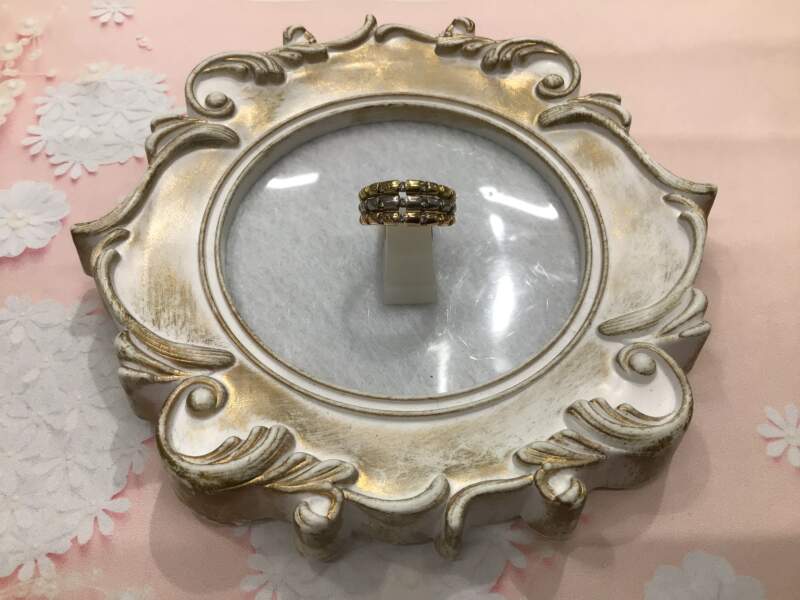 18金 プラチナ コンビ の リング をお買取りしました💍