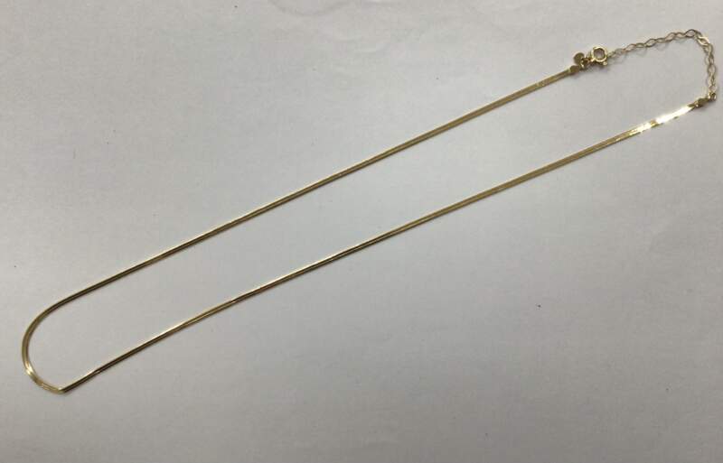 18金 イエローゴールド ネックレス をお買取りしました。