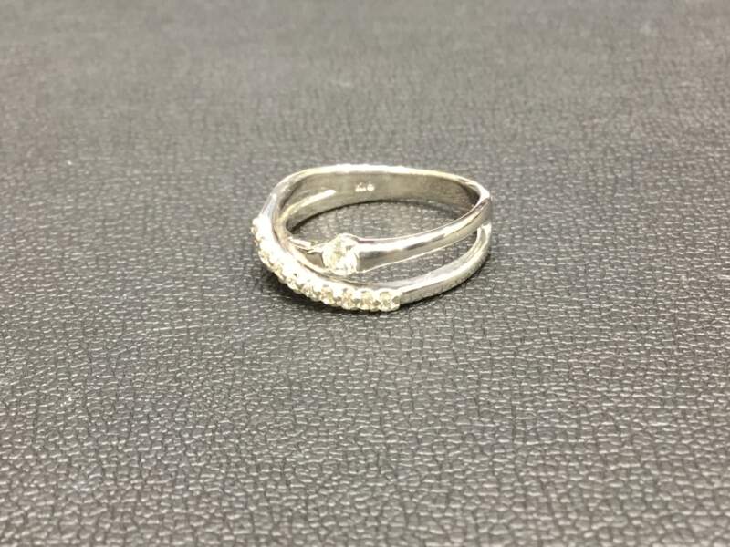 18金WG ダイヤ リング をお買取り致しました