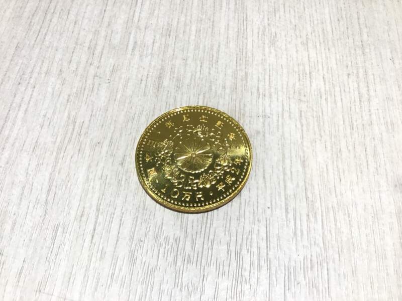 24金 イエローゴールド 10万円金貨 をお買取しました。