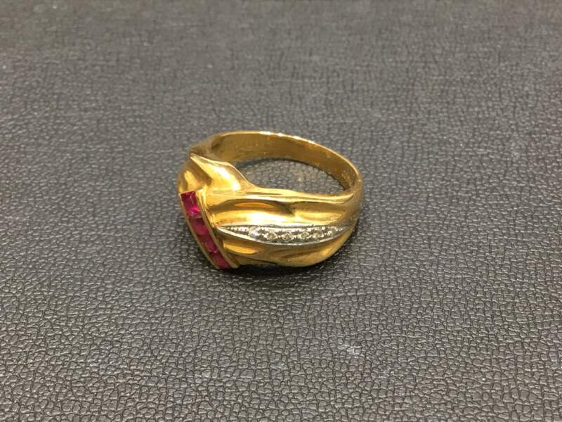 18金 ルビー リング をお買取り致しました