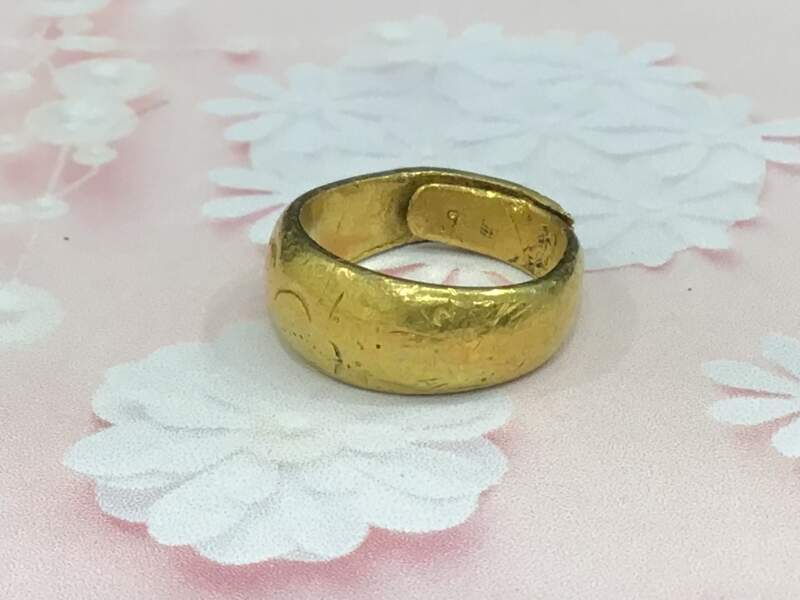 24金 イエローゴールド リング をお買取しました。