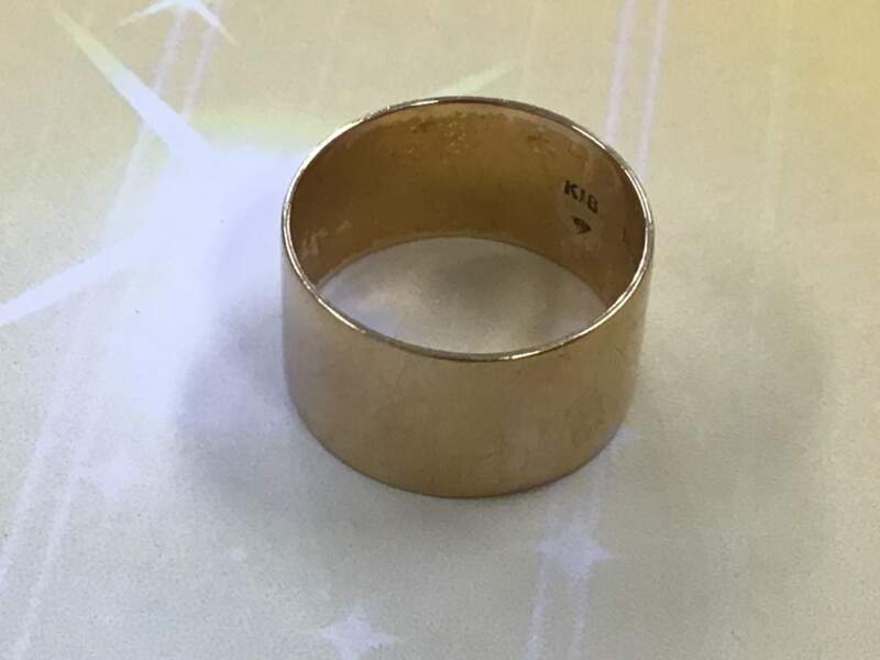 18金 イエローゴールド リング をお買取りしました。