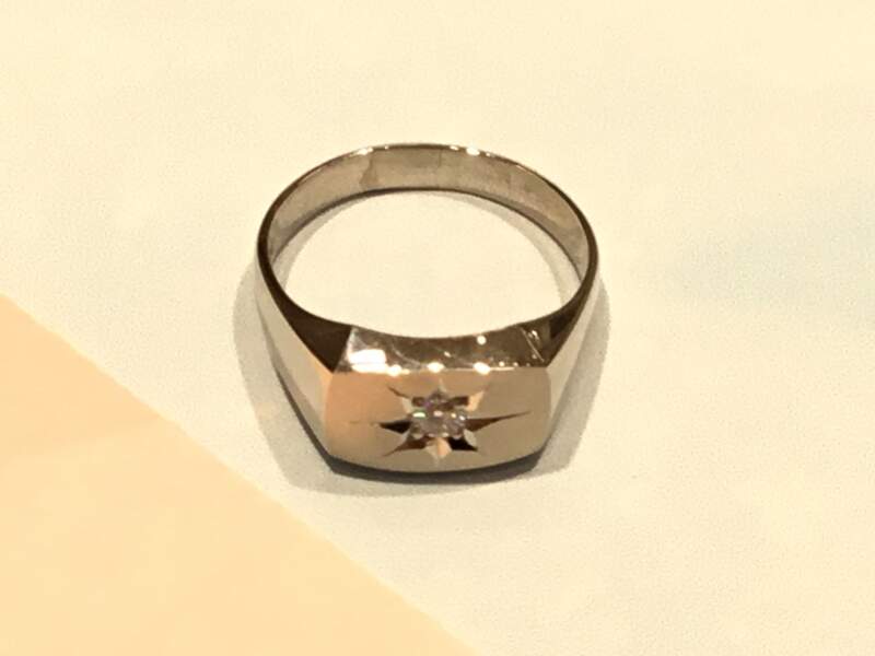 ダイヤモンド プラチナ メンズリング をお買取りしました