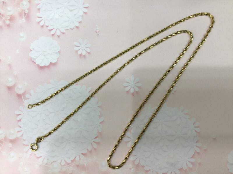 18金 イエローゴールド ネックレス をお買取しました。