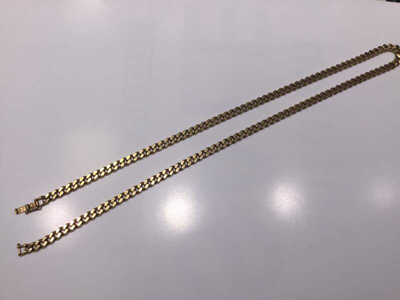 18金 イエローゴールド ネックレス をお買取しました。