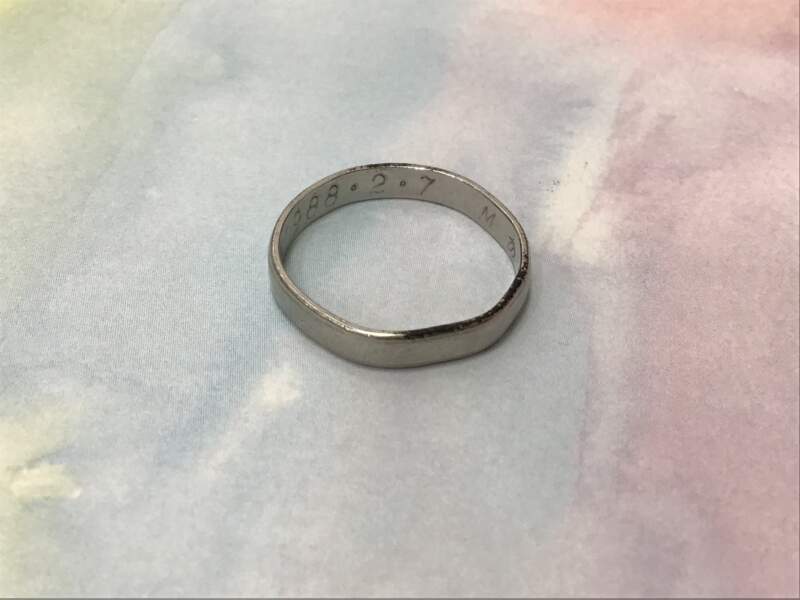 プラチナ リング をお買取しました。