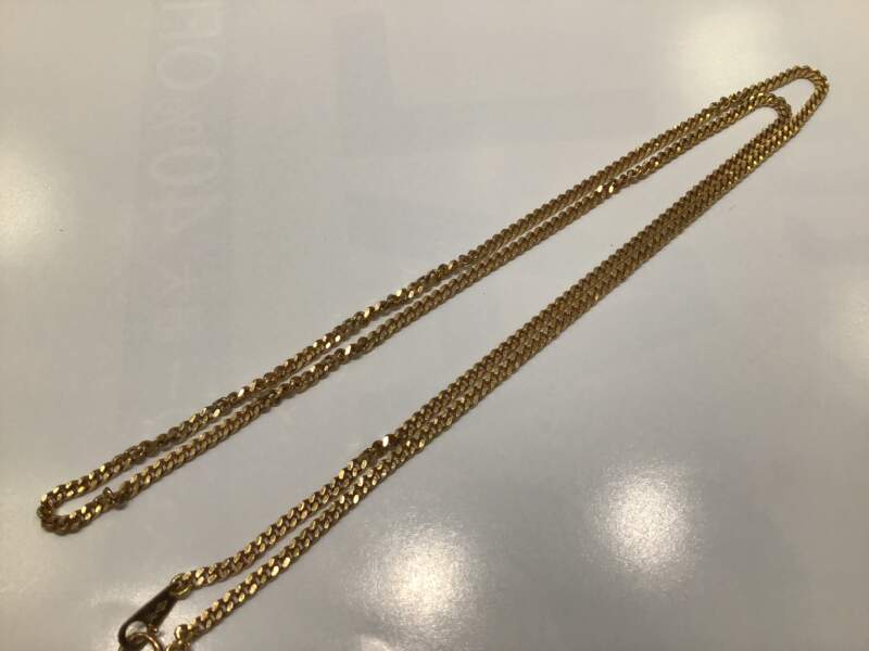 18金 イエローゴールド ネックレス をお買取しました。