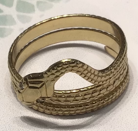 18金 イエローゴールド リング をお買取しました。