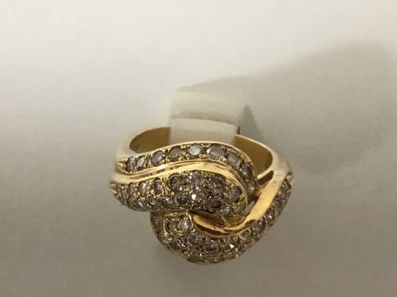 18金 ダイヤモンド リングをお買取り致しました。