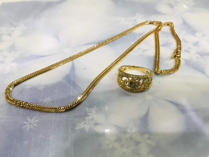 K18 ネックレス 指輪をお買い取りしました。