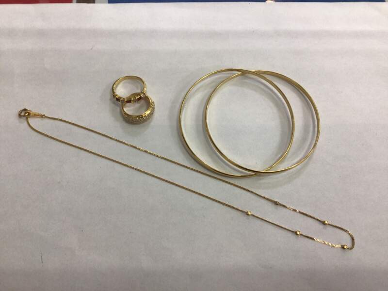 18金 ネックレス リング ブレスお買取しました