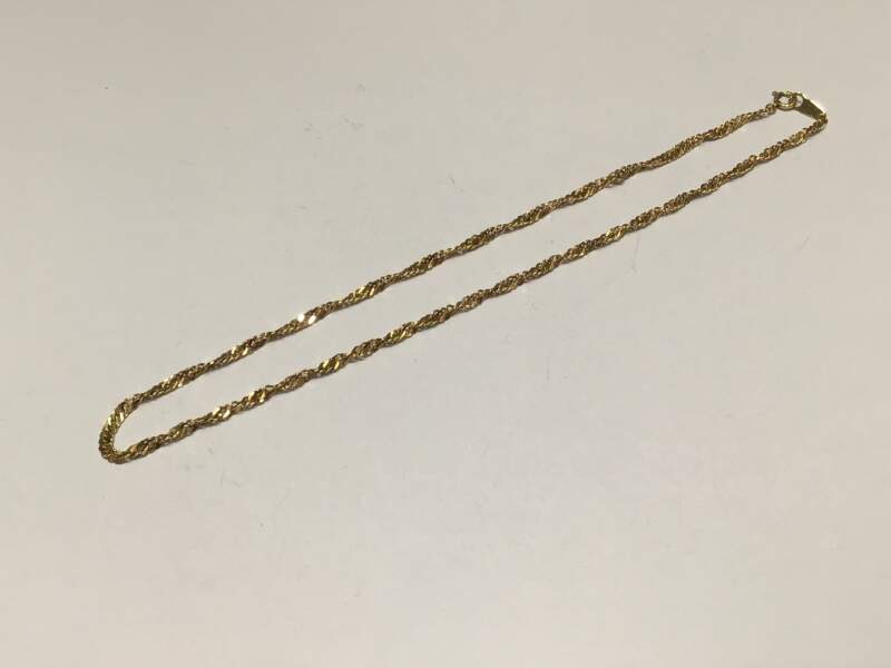 18金 イエローゴールド ネックレス をお買取しました。