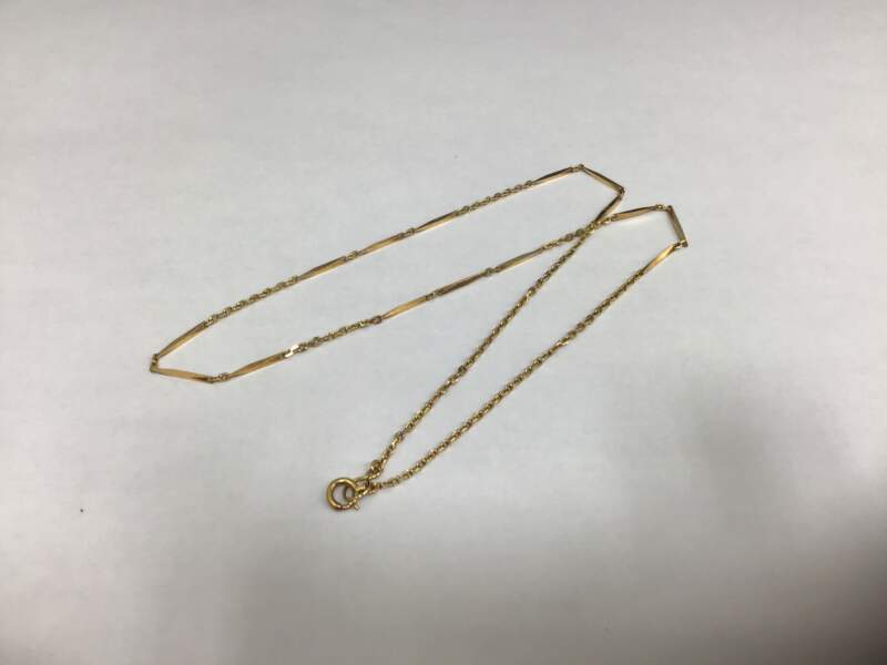 K18 切子ネックレス お買取り