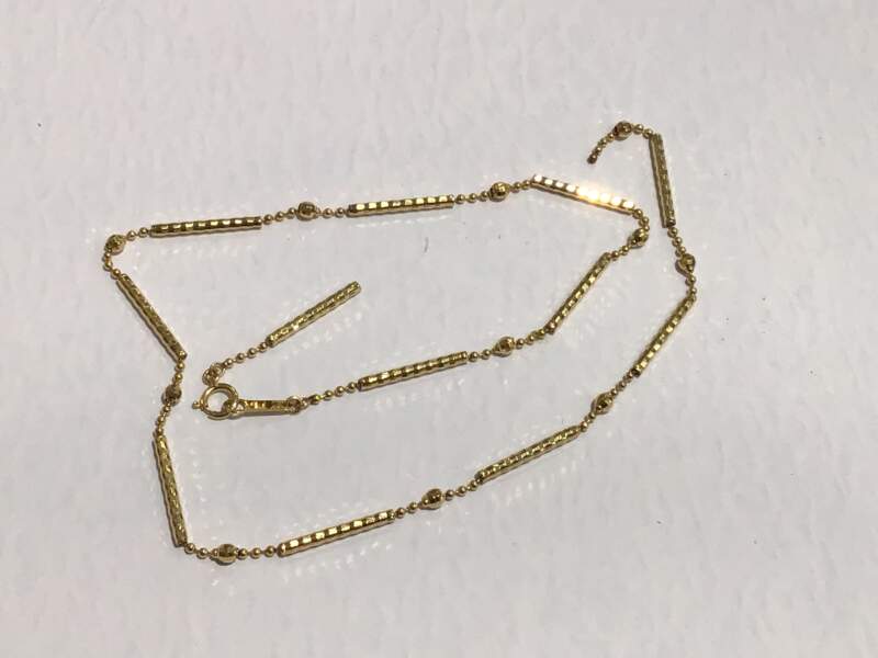 18金 イエローゴールド ネックレス をお買取りしました。
