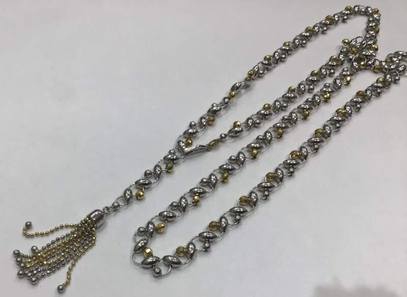 pt/k18デザインネックレスを お買い取りしました。