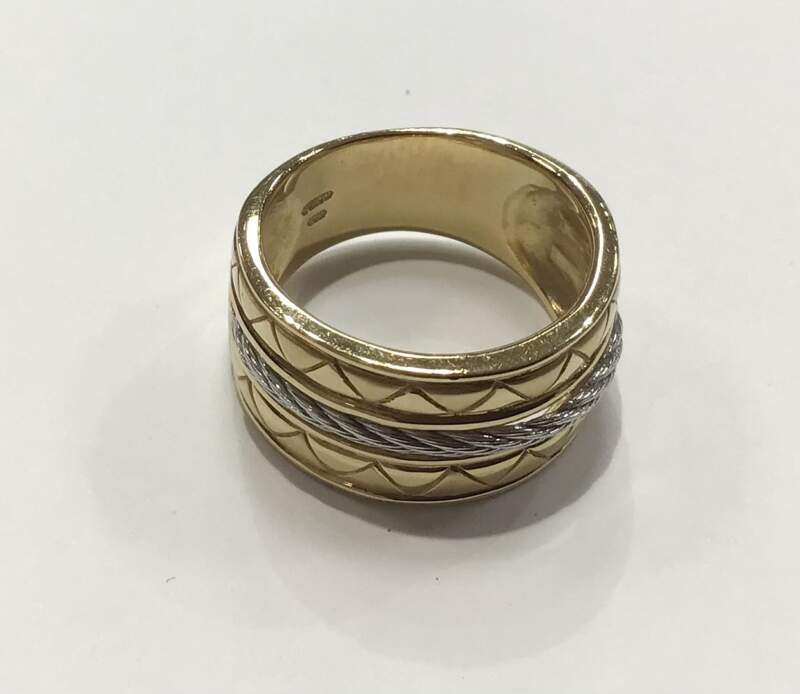 18金 イエローゴールド プラチナ900 リング をお買取しました
