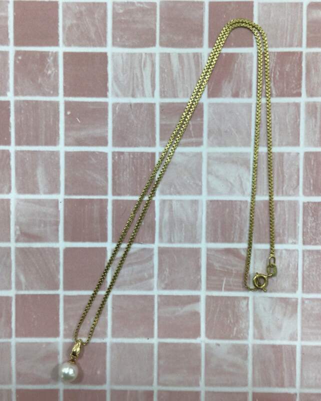 パール K18 イエローゴールド ネックレス お買取りしました