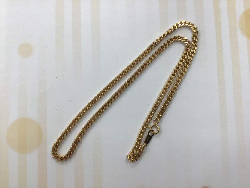 18金 イエローゴールド ネックレス をお買取りしました。