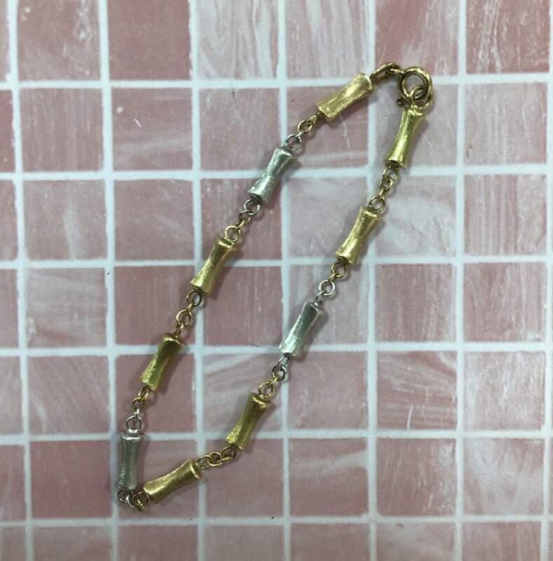 K18 YG/WG ブレスレット お買取りしました
