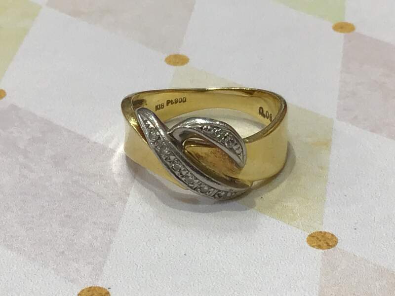 18金 リング お買取しました。