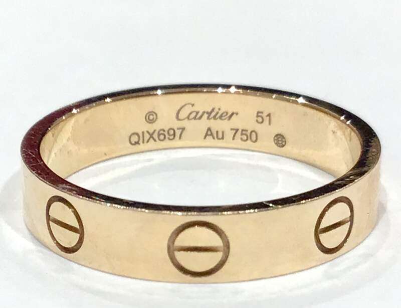 カルティエ Cartier ミニラブリング 750 お買取致しました