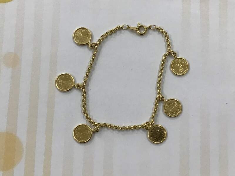 18金 イエローゴールド ブレスレット をお買取りしました。